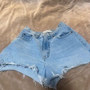 Abercrombie & Fitch Light Blue Jean Shorts